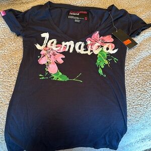 Jamaica v-neck t shirt